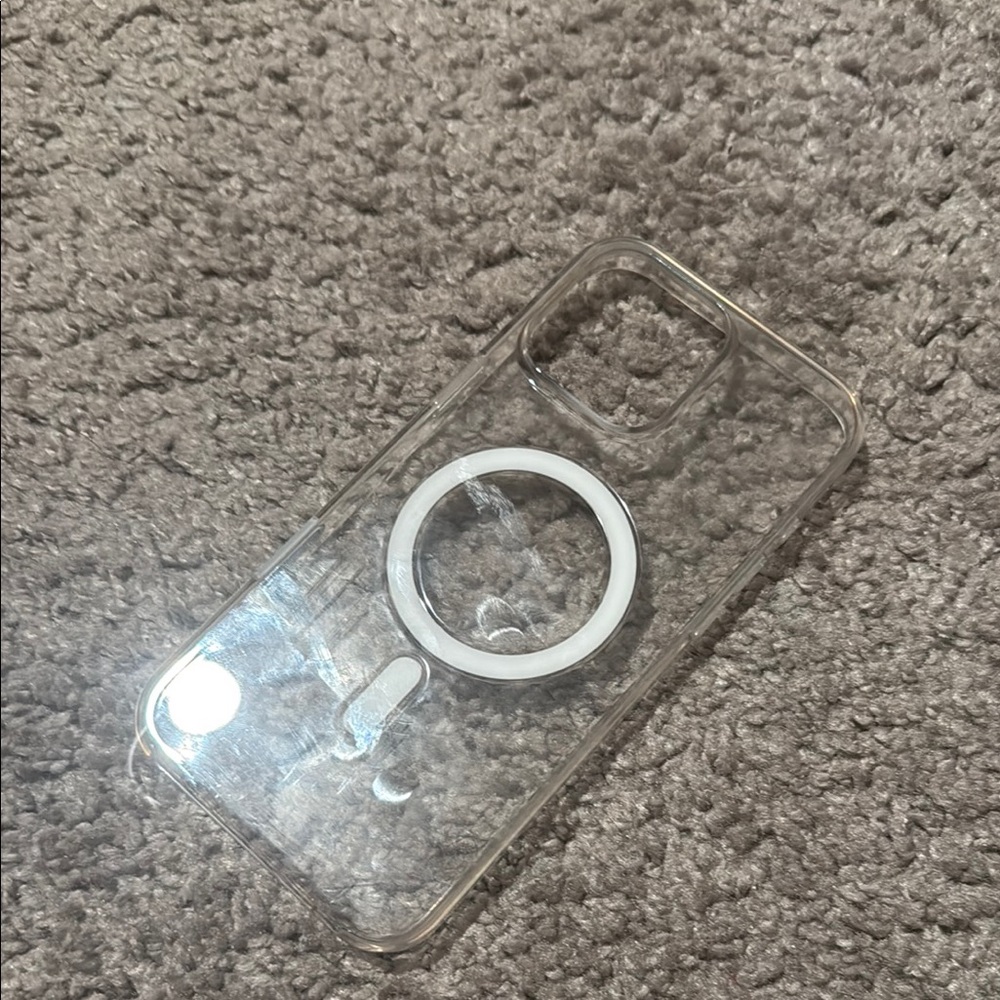 Clear Phone Case with Ring Holder